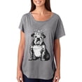 thumbnail image 1 of Bulldog Crown Juniors Dolman T Shirt Heather LG, 1 of 1