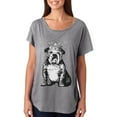 thumbnail image 1 of Bulldog Crown Juniors Dolman T Shirt Heather SM, 1 of 1