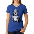 thumbnail image 1 of Bulldog Crown Juniors Soft Heather T Shirt Heather Royal 2XL, 1 of 1