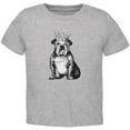 thumbnail image 1 of Bulldog Crown Toddler T Shirt Heather 3T, 1 of 1