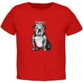 thumbnail image 1 of Bulldog Crown Toddler T Shirt Red 4T, 1 of 1