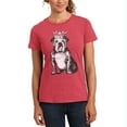 thumbnail image 1 of Bulldog Crown Womens Soft Heather T Shirt Heathered Watermelon SM, 1 of 1