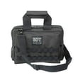 thumbnail image 1 of Bulldog Cases & Vaults Deluxe 2 Pistol Range Bag w/ Strap & MOLLE, Black, 1 of 2