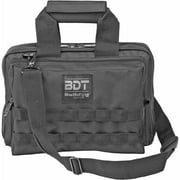 MAGPUL Bulldog Cases & Vaults Deluxe 2 Pistol Range Bag w/ Strap & MOLLE, Black, BDT917