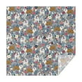 thumbnail image 1 of Bulldog Dog and Flower Florals Square Tablecloth,Waterproof Square Table Cover,Wipeable Spillproof Washable Table Cover for Home Kitchen Party Decor 60"x60"(152x152cm), 1 of 6