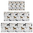 thumbnail image 1 of Bulldog Dog Kitchen Rugs Sets Of 3,Kitchen Runner Rugs Non Skid Washable,Decorative Kitchen Floor Mats for Kitchen,Sink,Laundry,17"x30"+ 17"x47" + 17"x59", 1 of 6