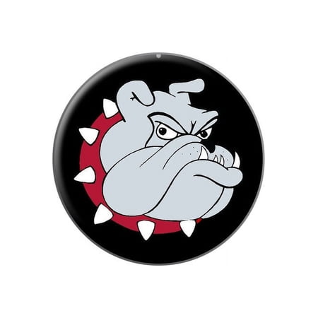 Bulldog Dog Lapel Hat Pin Tie Tack Small Round
