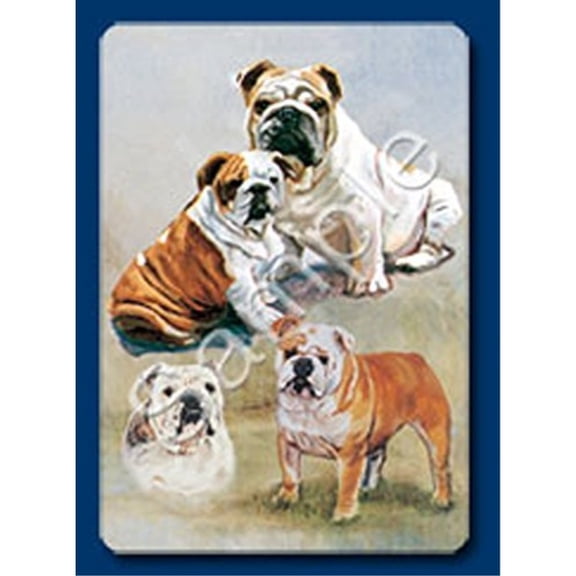 Bulldog Dog Playing Cards Designed by Ruth Maystead BLD-PC