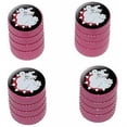 thumbnail image 1 of Bulldog Dog Tire Rim Wheel Aluminum Valve Stem Caps, Multiple Colors, 1 of 1