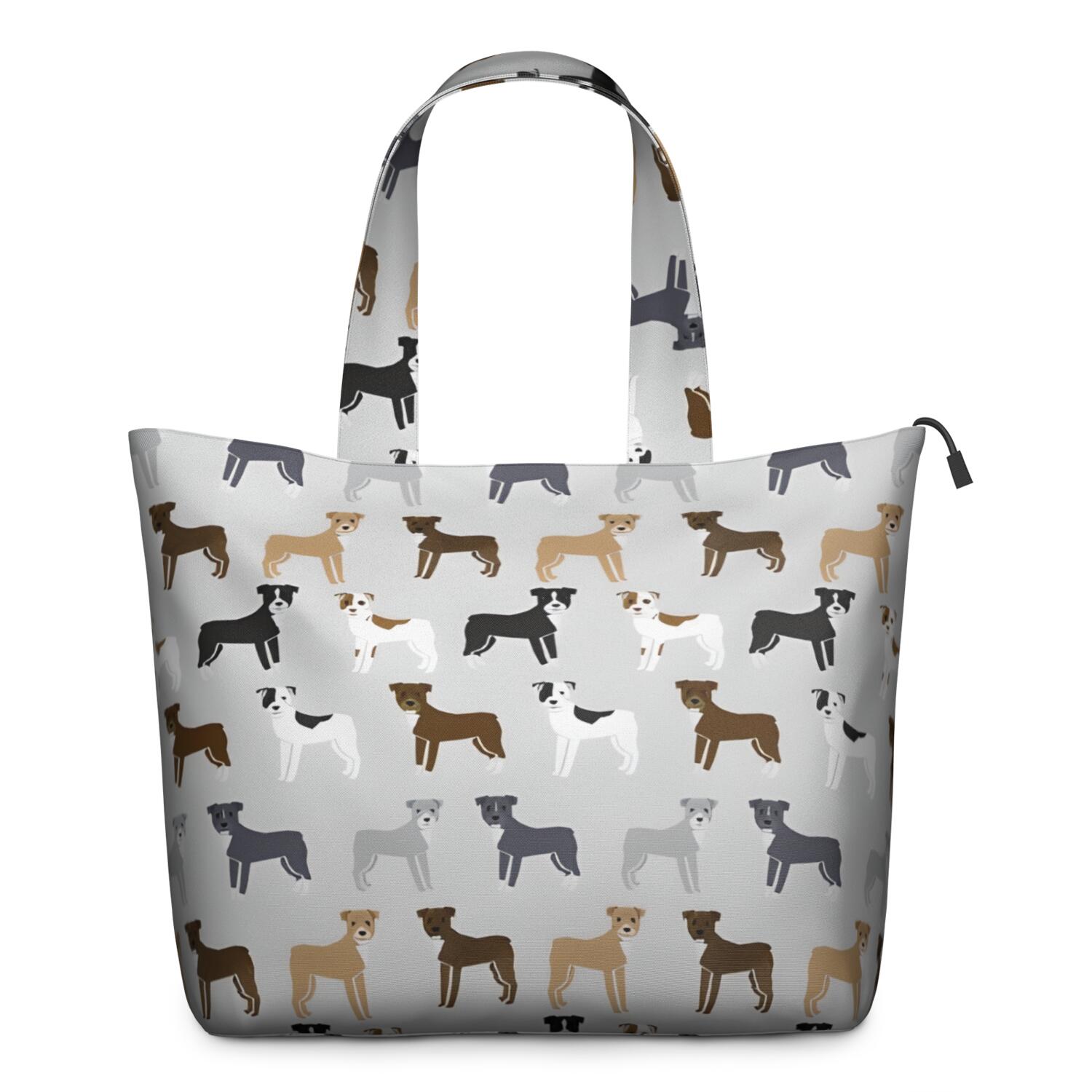 Bulldog Dog Travel Tote Bags for Women Carry On,Large Weekender Bags for Women Travel,Multi Functional Duffle Bag for Work,Shopping,Sports