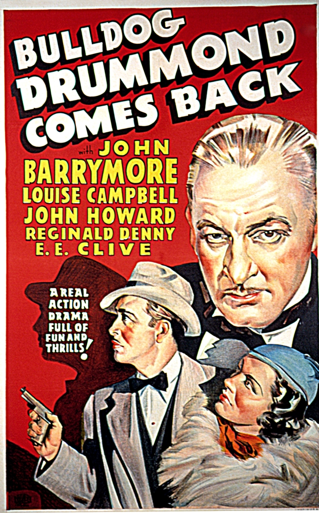Bulldog Drummond Comes Back Canvas Art - (24 x 36)