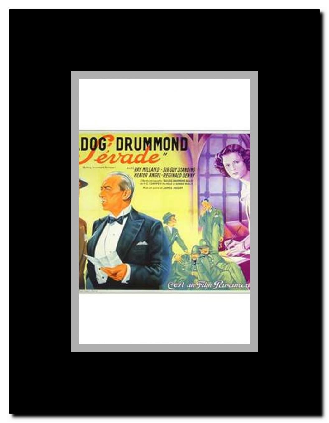 Bulldog Drummond Escapes Framed Movie Poster