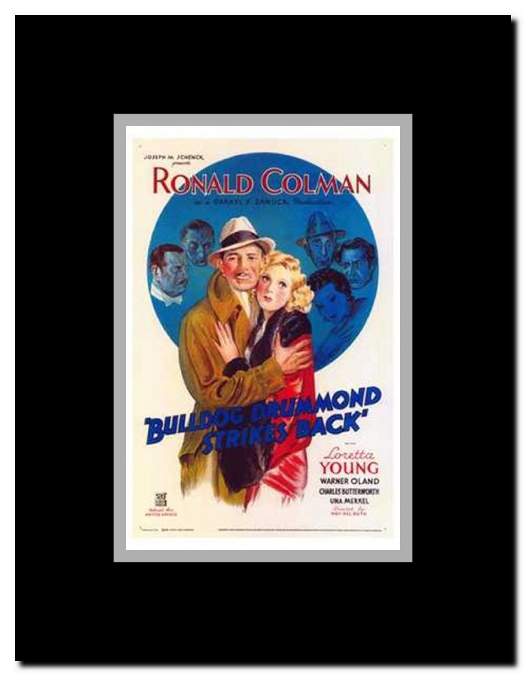 Bulldog Drummond Strikes Back Framed Movie Poster