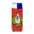 thumbnail image 1 of Bulldog English Cristmas Wreath Ultra Hugger for slim cans, 1 of 6