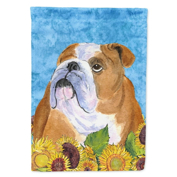Bulldog English Garden Flag