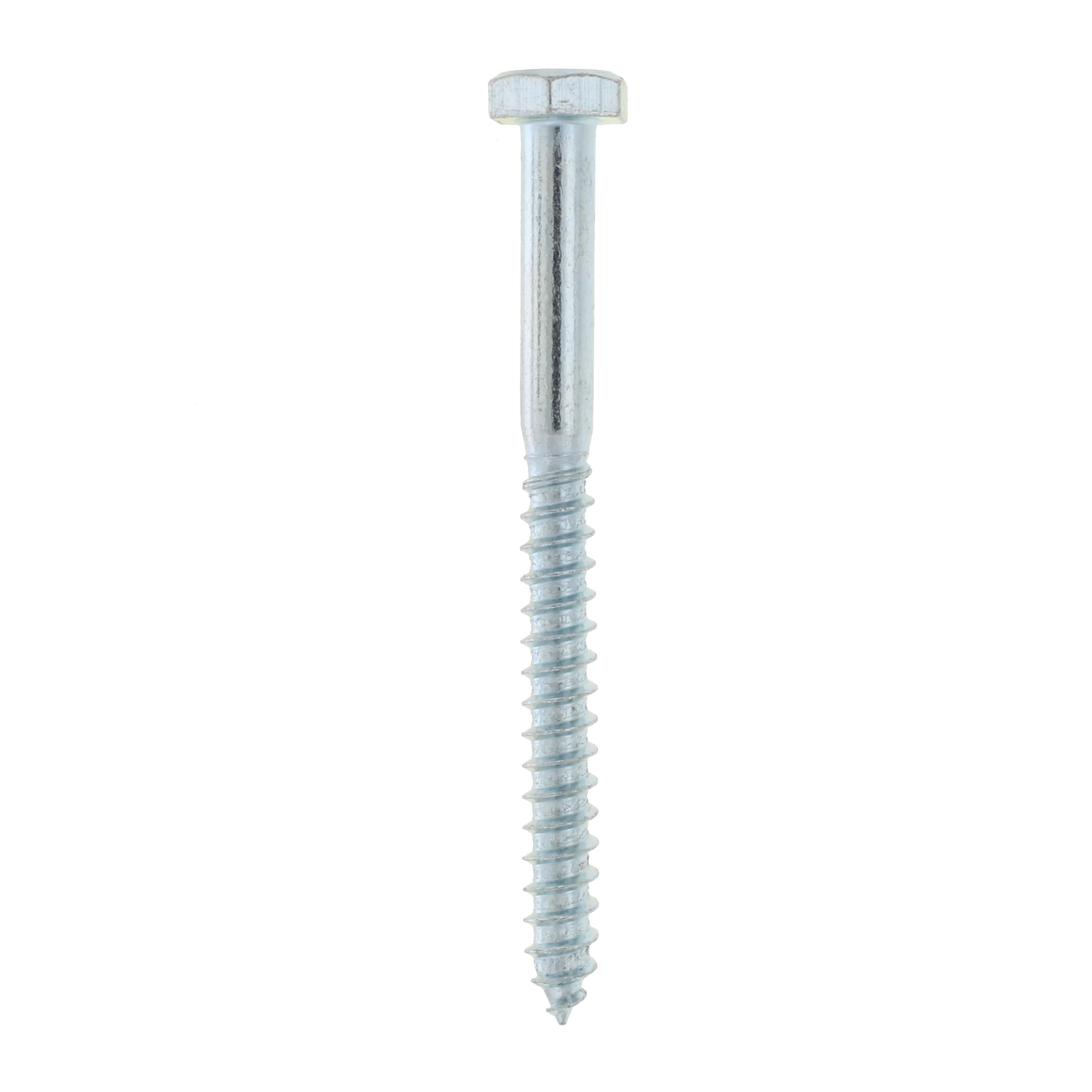 Bulldog Hardware 1/4 in. x 3 in. Lag Screw, Zinc Plated (3 Pack)