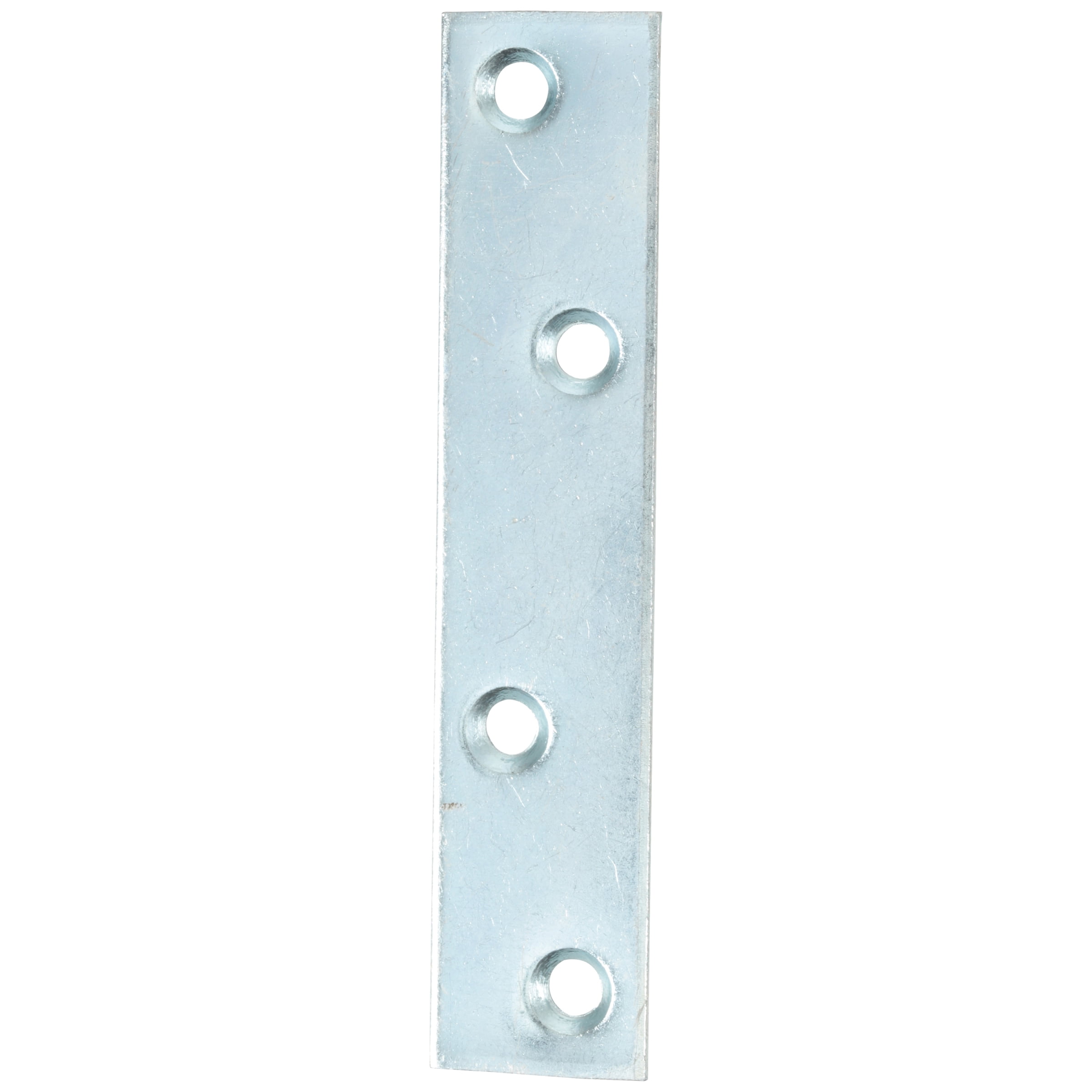 Bulldog Hardware 4 in. Mending Plate, Zinc Plated Steel (4 Pack)