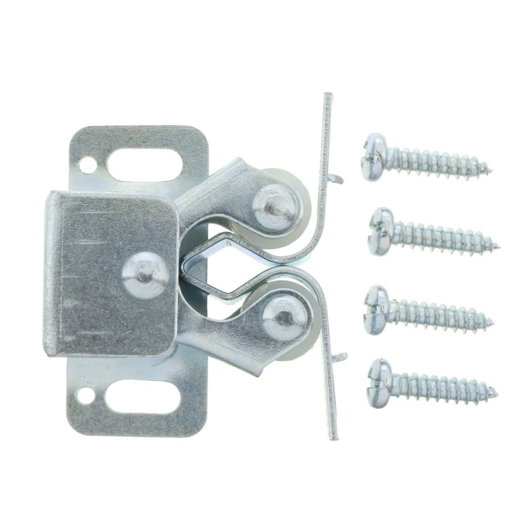 Zinc Plated Double Roller Catch with Spear Strike Zinc Plated Double Roller Catch with Spear Strike