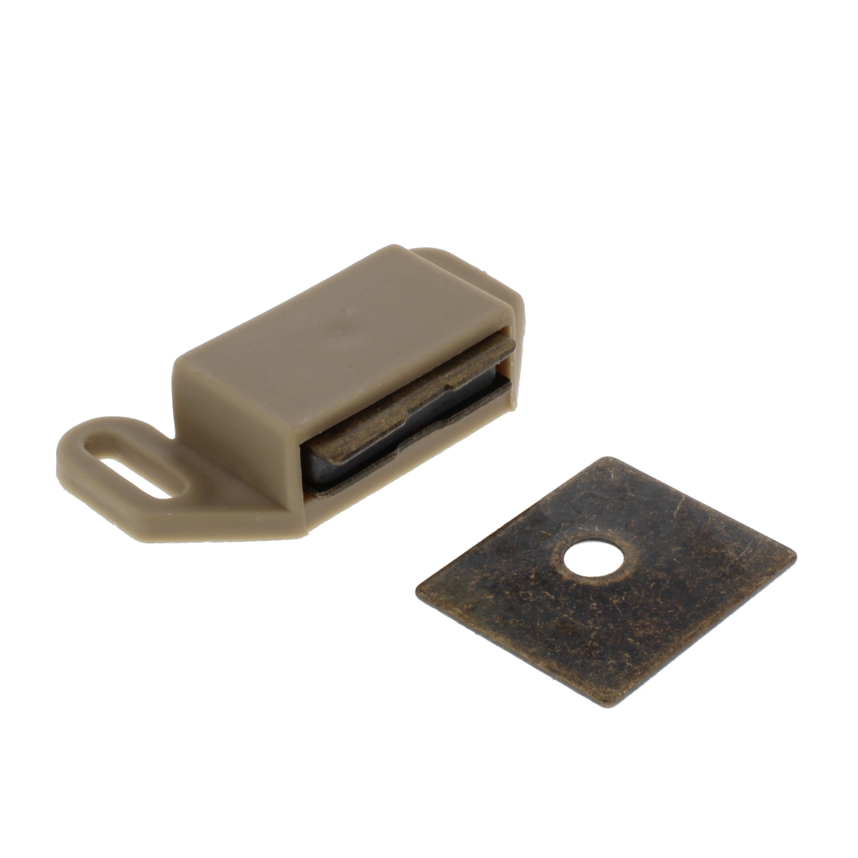 Bulldog Hardware Magnetic Door Catch, Brown, 4 Pack
