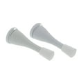 thumbnail image 1 of Bulldog Hardware Spring Doorstop, White Finish, 2 Pack, 1 of 9