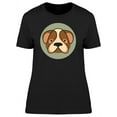 thumbnail image 1 of Bulldog Head Cartoon T-Shirt Women -Image by Shutterstock, Female Large, 1 of 2