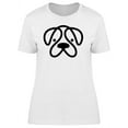 thumbnail image 1 of Bulldog In Black Lines Art T-Shirt Women -Image by Shutterstock, Female Small, 1 of 2