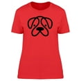 thumbnail image 1 of Bulldog In Black Lines Art T-Shirt Women -Image by Shutterstock, Female XX-Large, 1 of 2