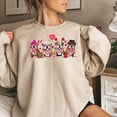 thumbnail image 1 of Bulldog Love Themed Valentine's Day Sweatshirt, 1 of 6
