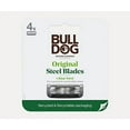 thumbnail image 1 of Bulldog Mens Skincare and Grooming Original Razor Blades Refills for Men, 4 Count, 1 of 3