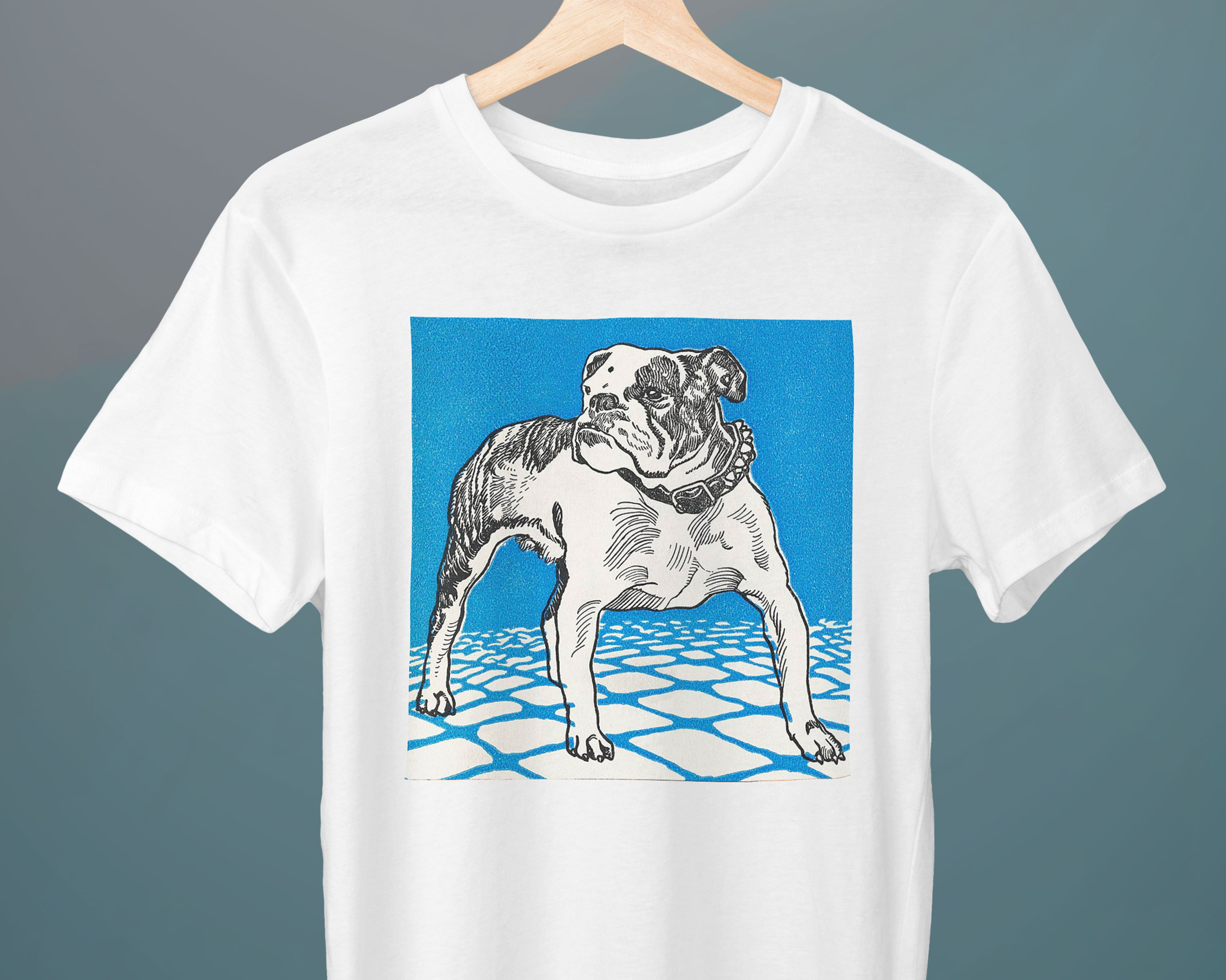 Bulldog, Moriz Jung Painting, Unisex TShirt, Dog TShirt, Gift for Her