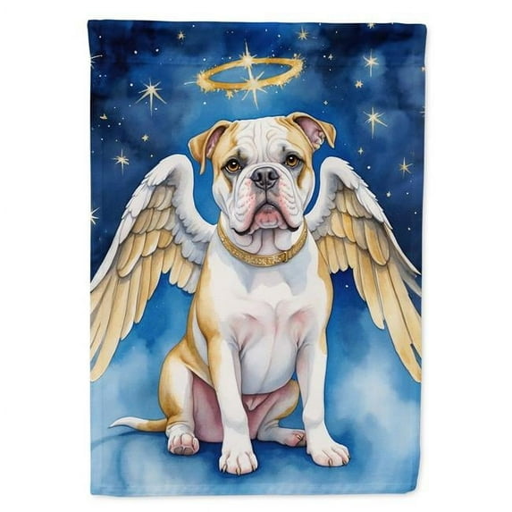 Bulldog My Angel Garden Flag 11.25 in x 15.5 in