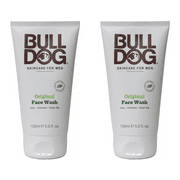 Bulldog Natural Original Face Wash with Aloe Camelina and Green Tea 5 oz Pack of 2