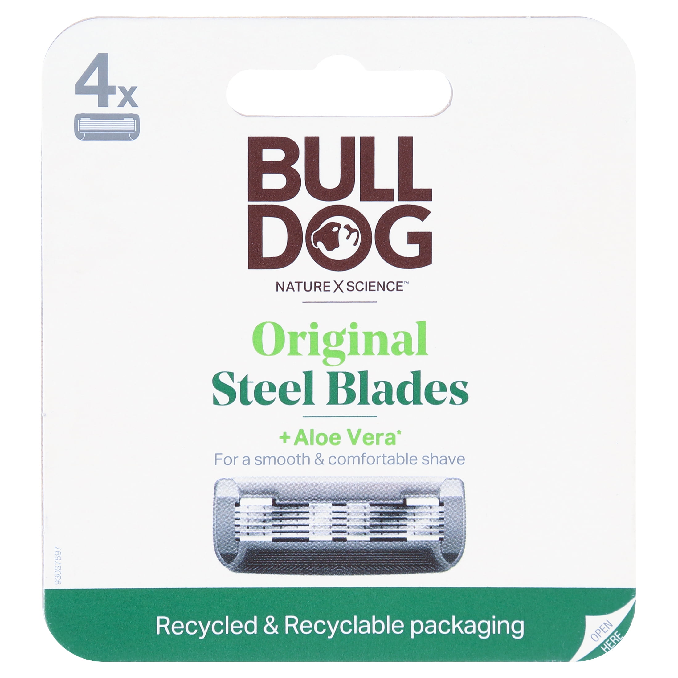 Bulldog Original Bamboo Razor Blade Refill, 4 Ct, 5-Blade Bulldog Original Bamboo Razor Blade Refill, 4 Ct, 5-Blade