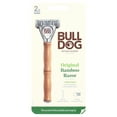 thumbnail image 1 of Bulldog Original Bamboo Men's 5-Blade Razor Handle Plus 2 Razor Blade Refills, 1 of 9