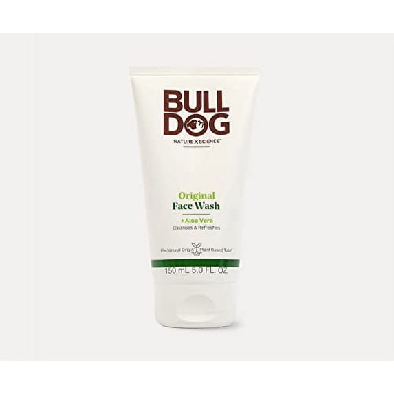 Bulldog Mens Skincare and Grooming, Original Face Wash/ Scrub, 5 Oz