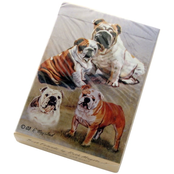 Bulldog Playing Cards