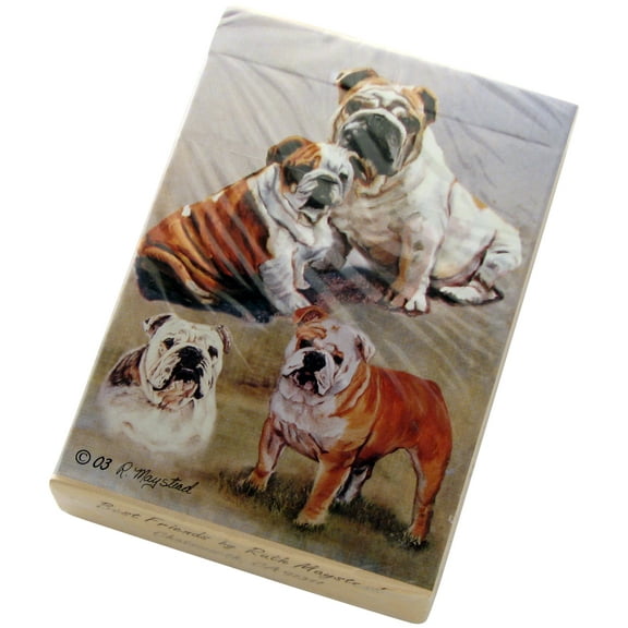 Bulldog Playing Cards
