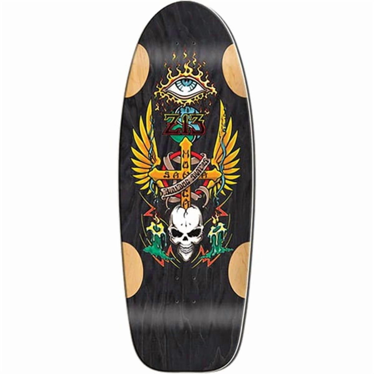 Bulldog Skateboards Z13 Black Stain Old School Skateboard Deck