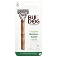 thumbnail image 1 of Bulldog Skincare For Men, Original Bamboo Razor, 1 Razor, 2 Cartridges Pack of 3, 1 of 3