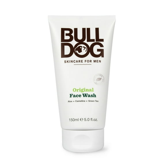 Bulldog Skincare for Men Original Face Wash 5 Oz, Leaves Skin Clear And Clean, No Artificial Colors, No Synthetic Fragrances