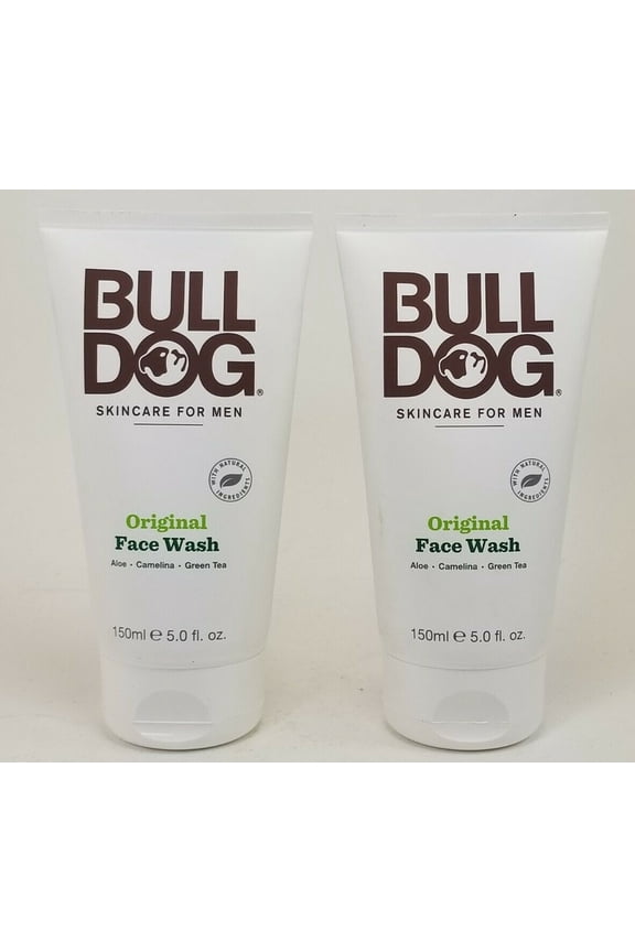 Bulldog Skincare for Men Original Face Wash 5 fl. oz (2 PACK) New