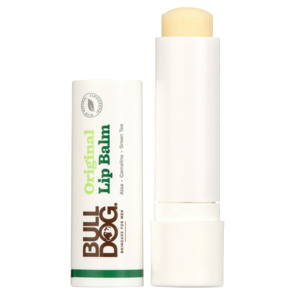 Bulldog Skincare for Men Original Lip Balm Aloe Camelina and Green Tea 0.15 oz Stick