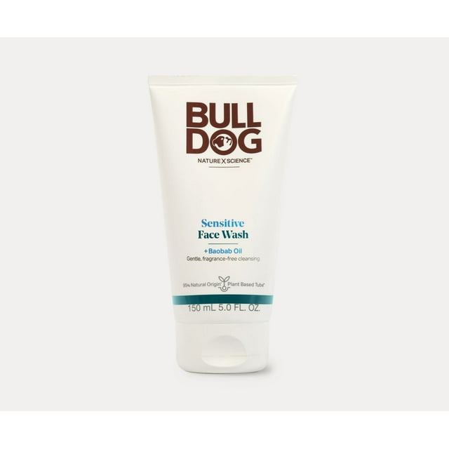 Bulldog Skincare for Men Sensitive Face Wash, 5 Oz