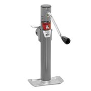 Bulldog Swivel Jack, Sidewind, 10 In. Travel, Weld-On Tubular Mount, 2, 000 Lbs. Lift Capacity