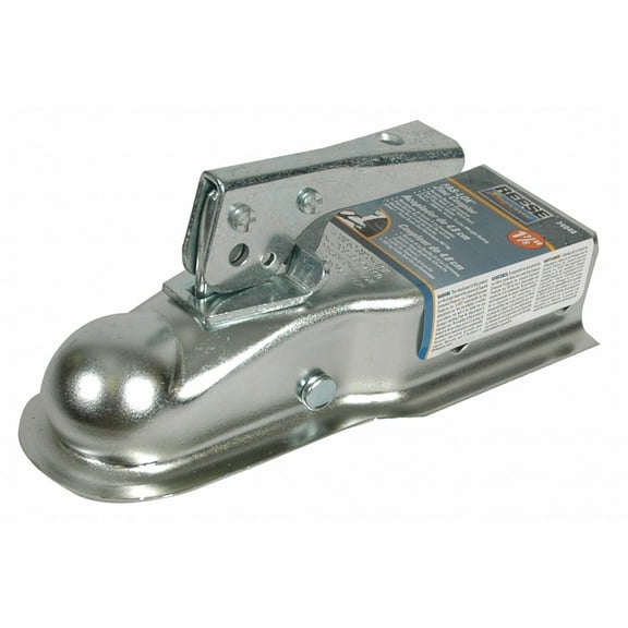 Bulldog Trailer Coupler,Straight-Tongue,9.3 in 74040