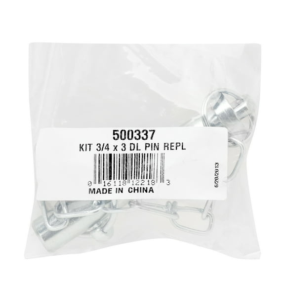 Bulldog Trailer Jack Replacement Part, Drop Leg Pull Pin Assembly, 3/4 in. x 3 in.