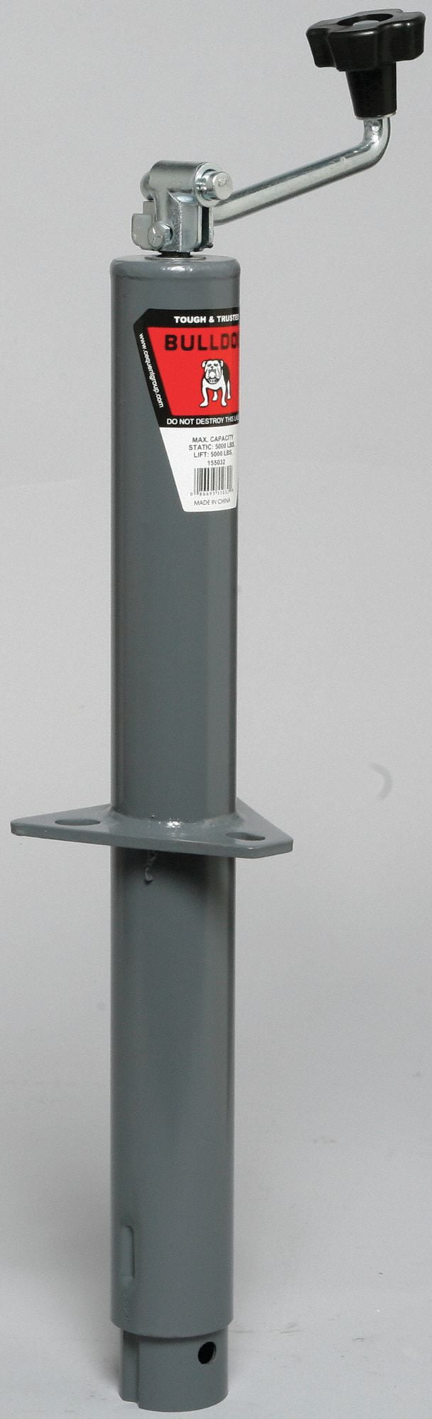 Bulldog Trailer Jack Tubular,Topwind,22.5 in 155032