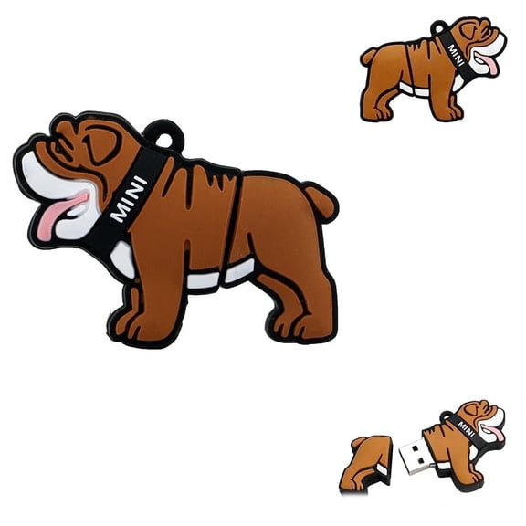 Bulldog USB - Bulldog Flash Drive for Young Adult - 16GB Flash Drive - Bull Dog Jump Drive (Bulldog)