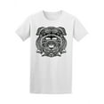 thumbnail image 1 of Bulldog With Tribal Texture Tee Men's -Image by Shutterstock, 1 of 2