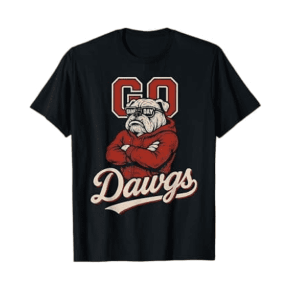Bulldogs Go Dawg Graphic Shirt Unisex S-5XL Hot Trending Shirt, Vintage Birthday Gift